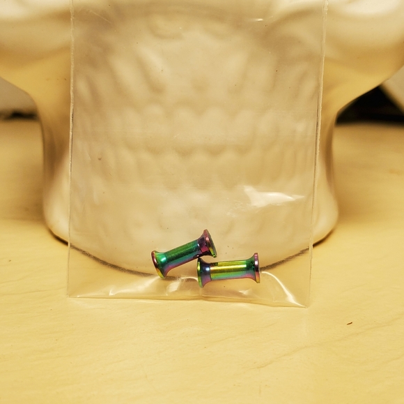 Stainless Steel Double Flare Plugs 3mm/8g - Picture 5 of 7